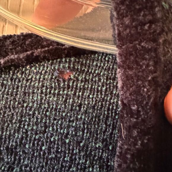 Pendleton Women's Green Plaid V-Neck Long Sleeve Wool Cardigan Sweater Sz M - Picture 11 of 11